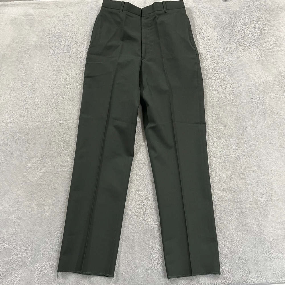 DSCP Dress Pants 32 (fit 30) Green Poly Wool USMC Marine Corps Uniform Trousers